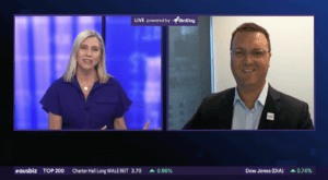 alt="RCE CEO James Graham and Ausbiz TV"